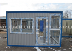 Блок-контейнер 4м, проходная, г.Ставрополь в Знаменке